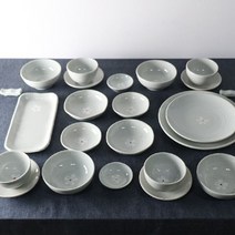 고아한 고백자 4인 식기세트 국산 도자기 그릇세트, 본상품선택, 본상품선택