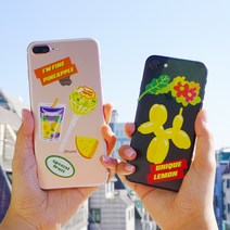 GODSHOP 과일 리무버블 스티커 4종 리무버 다꾸스티커, 아보카도
