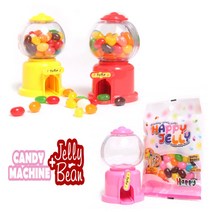 미니 캔디머신 사탕뽑기 3개 젤리 1봉 세트, 수뱅샵 쿠팡 본상품선택
