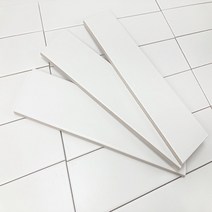 도기질타일 화이트 무광 욕실 주방 수입타일 모자이크 사각 1박스 벽 바닥타일, 75x300화이트 무광(1㎡/44장(1HB)