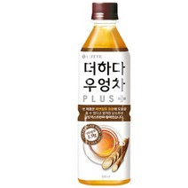 롯데칠성음료 더하다 우엉차 플러스 500ml 6개 식이섬유 음료