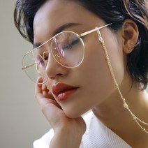 플랍 동그란 남녀공용 투브릿지 오버사이즈 UV차단 안경테