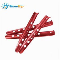 텐트부품 수리키트 Shinetrip 23cm 31cm 알루미늄 u 자형 텐트 네일 텐트 스테이크 스노우 페그 샌드 페그 야외 캠핑 하이킹 비치 텐트 액세서리, 23cm 실버