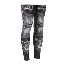 자차 쿨링 자전거 레그토시 블랙스컬 XL 허벅지 사이클링 골프발토시 레깅스 테니스