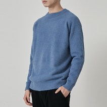 넛지 부들부들 마카롱 커플 라운드 니트