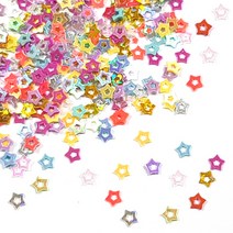 (주)아트인 홀로그램 스팽글(별B-50g), 09 실버