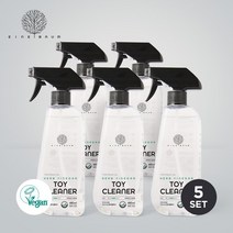[아이너바움] 비건인증 토이클리너 480ml 5개세트, 토이클리너(향균스프레이) 5개