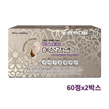 식약처인증 여성갱년기 영양제 대두 이소플라본 회화나무열매 추출물 등 복합물 소포리코시드 홍삼 석류 실크펩타이드 식물성 에스트로겐 효능 중년여성 50대 엄마 선물 추천, 2박스, 700mg*60정