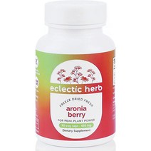 에클렉틱인스티튜트 로우 프레시 동결 건조 아로니아 450mg Non-GMO 베지 캡 비건, 90개입, 1개, 90정