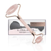 키치쥬얼리 클렌즈 리츄얼 크리스탈 페이셜 롤러, 1개, Rose Quartz