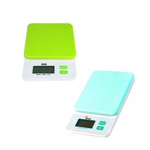 전자저울 1kg 2종 그린 블루 디지털 실리콘저울 계량 베이킹도구 홈베이킹, 블루 (쿠킹플러스)