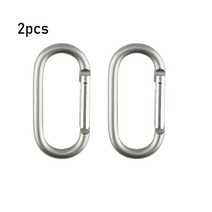 등산 캠핑 액세서리 체인 카라비너 로프 2/5/10pcs Carabiner 여행 키트 캠핑 장비 다기능 합금 알루미늄, 02 2pcs