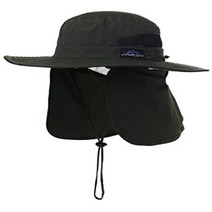 Comhats Anti Mosquito Net Fly Fishing Hat Summer Sun UV Exploring Men Nylon Bucket Hiking Boating Ga, Medium, 99742_armygreen