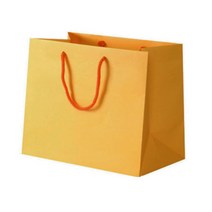 오렌지 주황색 무지쇼핑백 도시락쇼핑백 5p 꽃쇼핑백