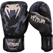 Venum 임팩트 복싱글러브, [01] 8온스, [04] 블랙/네오 쿠션