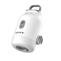 2인 1 전기 펌프 USB 충전식 에어 쿠션 수영 링 팽창식 플로팅 침대 소파 캠핑 조명 3600mAh, 01 SILVER