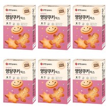 큐원 홈메이드 우리 아이 영양 쿠키 믹스 250g x 6개