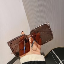 눈썹 선글라스 여성 둥근 긴 얼굴 사각형 큰 얼굴 선글라스와 패션 큰 프레임 트렌디 한 남성용 양산 거울 작은 얼굴의 버전