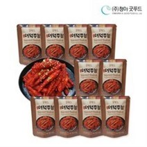 강원도산골더덕무침 강원도 산골 더덕무침 10팩, 110g, 1세트