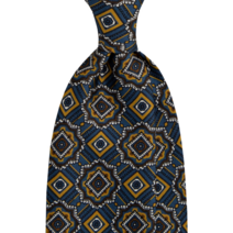 이태리 꼬모실크 스포데라토 뉴트로 올오버 마운틴블루