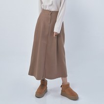 보르도 모직 롱 스커트 (3color)