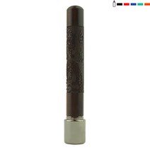 고무인닷컴 도장파닷컴 단면 결재인 이름 새김 잉크 마트 만년도장 (고급 벽조목 백호), 잉크색상 빨강