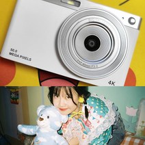 여자 고화질 입문 급학생 포켓 디지털 귀여운 DSLR카메라, T01-흰색 스크럽 5000w 화소(HOT), C03-패키지3