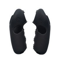 Pico 4 vr용 멀티 컬러 컨트롤러 그립 L21D 손잡이 소프트 실리콘 쉘 스킨, [05] Black, 1개