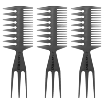 바버501 포마드 3WAY 스타일링 콤 포마드빗, 3개