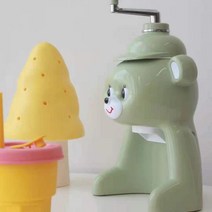 팥빙수 기계 슬러시 빙수기 설빙 제빙기 눈꽃, 단일사이즈, 그린