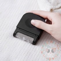 옥이드림 휴대용 보풀 제거기 블랙 보풀제거솔 옷보풀제거기 옷먼지제거