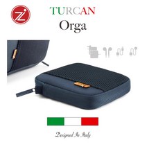 [TURCAN] 이탈리아 투르칸 올가 DAP 이어폰 케이블 어댑터 정리 케이스, 화이트