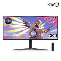 크로스오버 34LGD21W LG IPS 울트라와이드 커브드 멀티스탠드 WQHD 34인치 게이밍 모니터