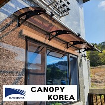 캐노픽스 1000x9700 캐노피 테라스 창문 렉산 처마 비가림 현관 주택 차양 비가리개, 블루, 직결피스, 회색, 1개