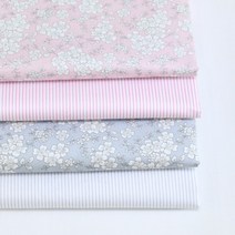 원단 재봉 자투리 천 패브릭 프린트 기본 직물 그레이 핑크 꽃 스트라이프 Diy 코튼 바느질 퀼트 패치 워크 섬유 틸다 인형 바디 의류 수제 Tissus 미터, A_160x150 cm