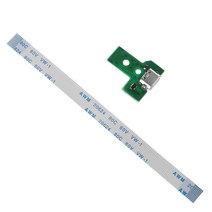USB 충전 포트 보드 12 핀 플렉스 케이블 JDS-030 PS4 컨트롤러, 한개옵션0