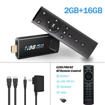 H98 미니 4K HD 무선 TV 스틱 올위너 H313 안드로이드 10 스마트 TV 박스 2.4G 5.8G 와이파이 글로벌 버전 미디어 플레이어 2GB 16GB, 18.Eu 플러그 - 2G 16G G20SPRO BT