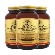 솔가 에스터 C 플러스 비타민 500 mg 250개입 베지캡슐, 3개묶음, 1