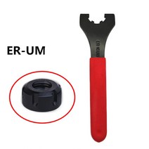 공구 부품 ER 너트 콜릿 척 홀더용 UM 타입 렌치 CNC 밀링 선반 도구 ER16 ER20 ER25 ER32 ER40 스패너 1PC, [05] ER40 UM