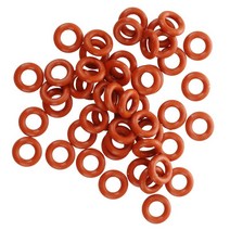 50 개 PC를 실리콘 O 링 씰 와셔 8mm X 4mm X 2mm 레드, 8 * 4 * 2MM, 빨간