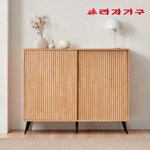 라자가구 오페라 1200 템바보드 스틸다리 슬라이딩 수납장 다용도 베란다 슬라이드 tv거실장, 발리오크