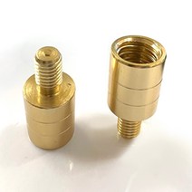 뜰채부싱 바다 민물 뜰채 호환젠더 연결 나사 조인트 볼트 너트 8mm 12mm, 호환젠더12(볼트)-8mm(너트)