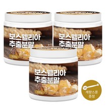 보스웰리아 100% 고농축 고함량 추출 분말 가루 인도산 관절 연골 무릎 허리 손목 어깨 관절 추천, 보스웰리아 3개(9개월분), 300g, 3개