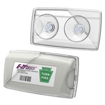 정품 EZ 패스 홀더 앞유리용 초강력 흡착 컵 포함. Ezpass 톨패스 트랜스폰더 iPass 홀더, Clear