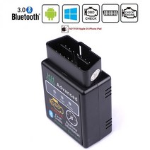 OBD블루투스 V2.1 미니 Elm327 obd2 스캐너 OBD 현대 투손 IX35 I30 I20 코나 쿠페 Veloster I40 Getz, 한개옵션0