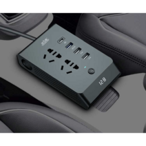 경차 SUV 차박용 시거잭 220V 멀티탭 인버터 300W, 흰색12V~220V 인버터 SUV 승용차 경차