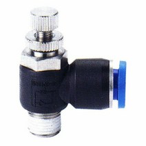 코리아뉴매틱 (코리아뉴매틱) 스피드컨트롤러(SC타입)-SC8-1/4-8mm / 모델명및규격 : SC8-1/4/8mm (휘팅/피팅/콘트럴러/컨트롤러/스피드/스피드컨트롤러 추천)