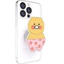 카카오프렌즈 춘식이 스탠다드 캐릭터 에폭시 그립 톡 스마트톡 핸드폰 거치대, 수면바지
