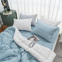 로뎀 달리 리버서블 렌징모달 기숙사 원룸 차렵이불 패드 침구세트 SS Q