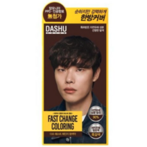 다슈 컬러 패스트 체인지 새치전용 염색제, 자연갈색, 16개